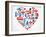 London Heart-Marish-Framed Art Print