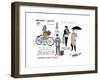 London Hipsters-Hanna Melin-Framed Giclee Print