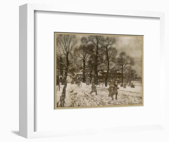 London, Hyde Park-Arthur Rackham-Framed Art Print