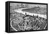 London in 1584-null-Framed Stretched Canvas