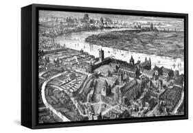 London in 1584-null-Framed Stretched Canvas