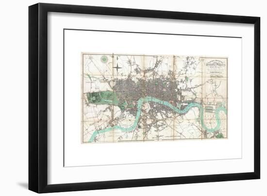 London in Miniature-Edward Mogg-Framed Giclee Print