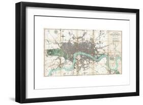 London in Miniature-Edward Mogg-Framed Giclee Print