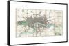 London in Miniature-Edward Mogg-Framed Stretched Canvas