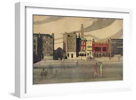 London in Spring, 19th Century, (1938)-George Sheringham-Framed Giclee Print