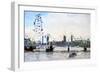 London - In the Style of Oil Painting-Philippe Hugonnard-Framed Giclee Print