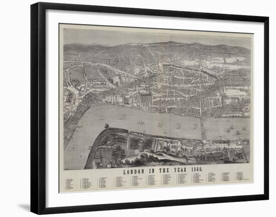 London in the Year 1560-null-Framed Giclee Print