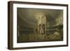 London: Interior of the Rotunda at Ranelagh, 1754-Canaletto-Framed Premium Giclee Print