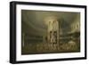 London: Interior of the Rotunda at Ranelagh, 1754-Canaletto-Framed Premium Giclee Print