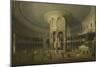 London: Interior of the Rotunda at Ranelagh, 1754-Canaletto-Mounted Premium Giclee Print
