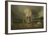 London: Interior of the Rotunda at Ranelagh, 1754-Canaletto-Framed Giclee Print