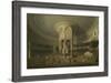 London: Interior of the Rotunda at Ranelagh, 1754-Canaletto-Framed Giclee Print