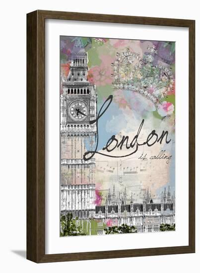 London Is Calling-Jodi Pedri-Framed Art Print