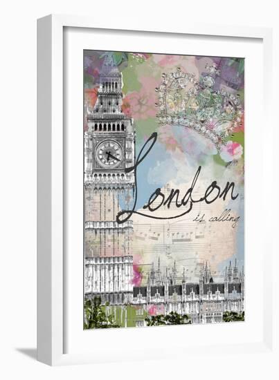 London Is Calling-Jodi Pedri-Framed Art Print