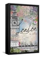 London Is Calling-Jodi Pedri-Framed Stretched Canvas