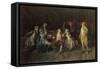 London Jacobites Receiving News of the Prestonpans-George Ogilvy Reid-Framed Stretched Canvas