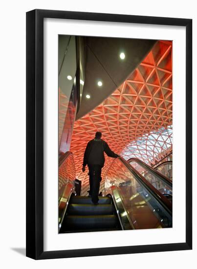 London King's Cross Station-Tim Kahane-Framed Photographic Print