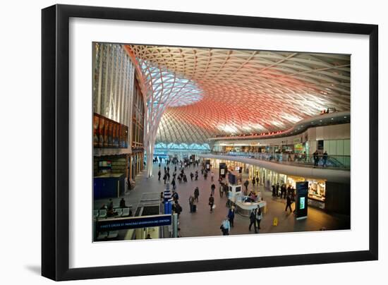 London King's Cross Station-Tim Kahane-Framed Photographic Print