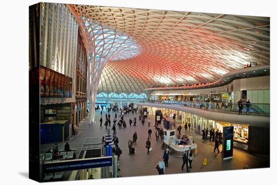 London King's Cross Station-Tim Kahane-Stretched Canvas