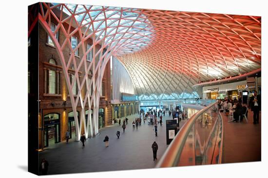 London King's Cross Station-Tim Kahane-Stretched Canvas