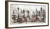 London Landmarks-Ben Maile-Framed Giclee Print