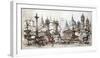 London Landmarks-Ben Maile-Framed Giclee Print