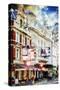 London Life - In the Style of Oil Painting-Philippe Hugonnard-Stretched Canvas