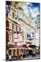 London Life - In the Style of Oil Painting-Philippe Hugonnard-Mounted Giclee Print