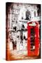 London Love - In the Style of Oil Painting-Philippe Hugonnard-Stretched Canvas