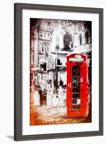 London Love - In the Style of Oil Painting-Philippe Hugonnard-Framed Giclee Print