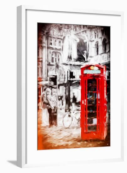 London Love - In the Style of Oil Painting-Philippe Hugonnard-Framed Giclee Print