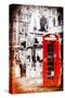 London Love - In the Style of Oil Painting-Philippe Hugonnard-Stretched Canvas