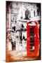 London Love - In the Style of Oil Painting-Philippe Hugonnard-Mounted Giclee Print