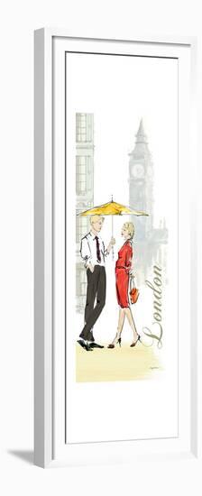 London Lovers-Avery Tillmon-Framed Premium Giclee Print