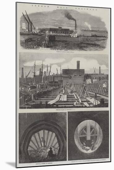 London Main Drainage-null-Mounted Giclee Print