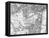 London Map, 1804-null-Framed Stretched Canvas