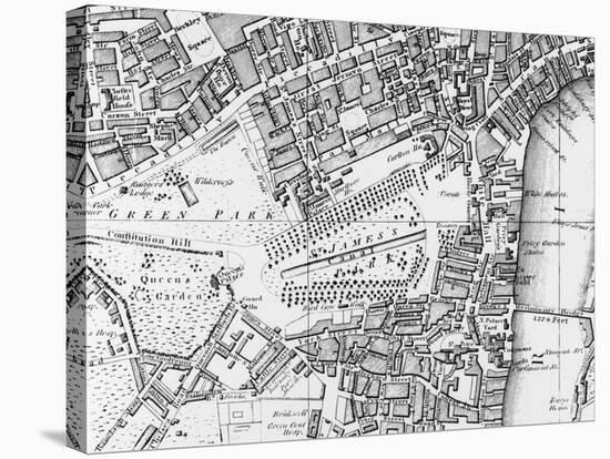 London Map, 1804-null-Stretched Canvas