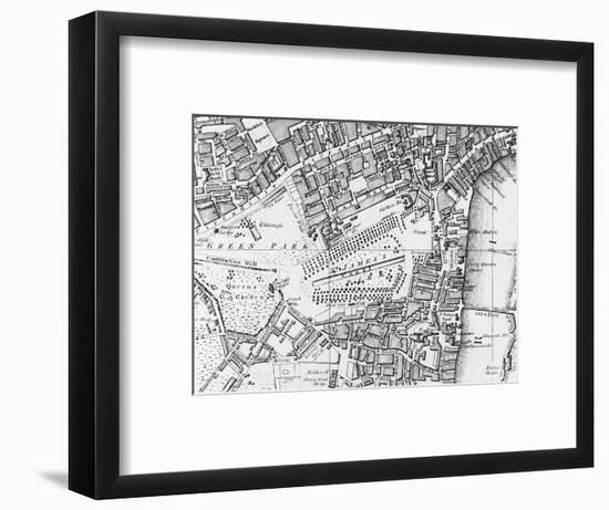 London Map, 1804-null-Framed Art Print