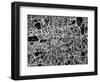 London Map Art-Michael Tompsett-Framed Art Print