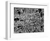 London Map Art-Michael Tompsett-Framed Art Print