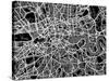 London Map Art-Michael Tompsett-Stretched Canvas