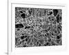 London Map Art-Michael Tompsett-Framed Art Print