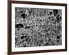 London Map Art-Michael Tompsett-Framed Art Print