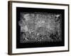 London Map Circa 1860-Adam Shaw-Framed Art Print