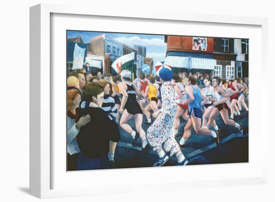 London Marathon, 1996-Cristiana Angelini-Framed Giclee Print