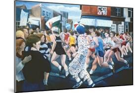 London Marathon, 1996-Cristiana Angelini-Mounted Giclee Print