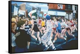 London Marathon, 1996-Cristiana Angelini-Framed Stretched Canvas