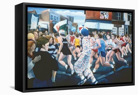 London Marathon, 1996-Cristiana Angelini-Framed Stretched Canvas