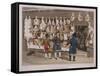 London Market, a Butchers Shop, 1822-Matthew Dubourg-Framed Stretched Canvas