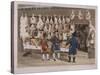 London Market, a Butchers Shop, 1822-Matthew Dubourg-Stretched Canvas